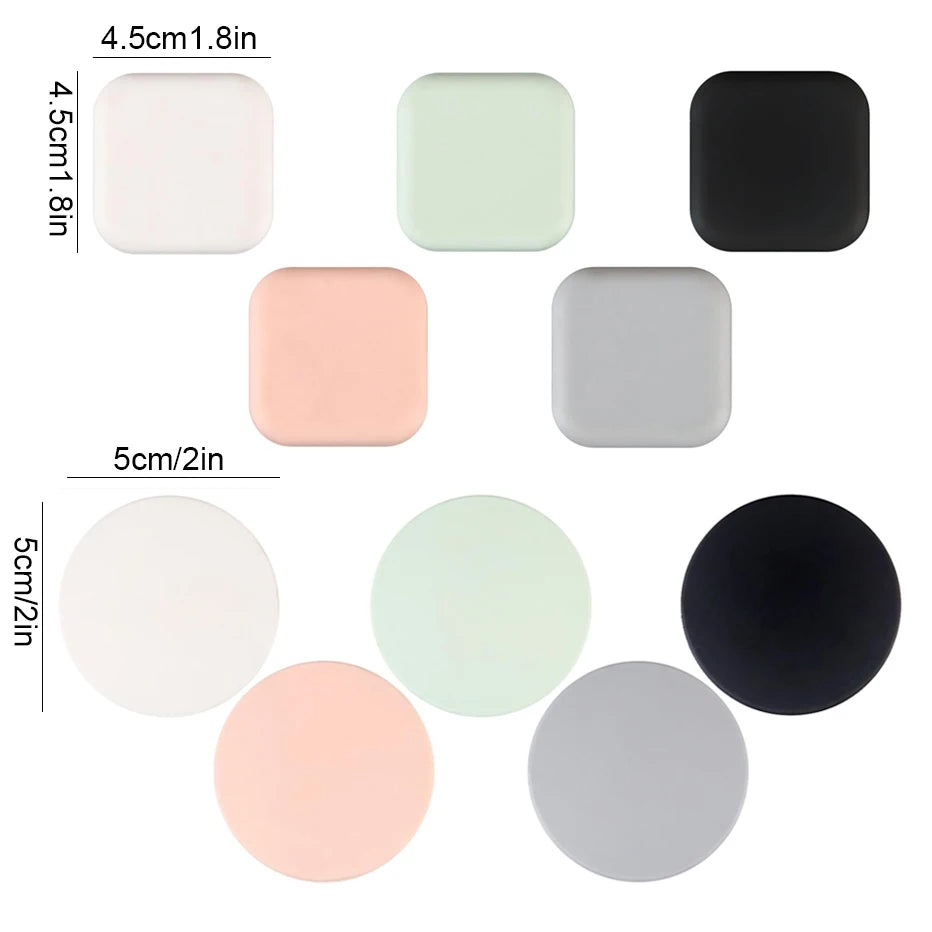 Silicone Door Stopper Handle Bumpers - Self-Adhesive Mute Anti-Shock Protection Wall Protector Pad for Home Improvement